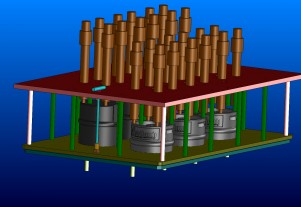 Development of moulds and parts, Omnipack, mould 2