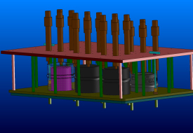 Development of moulds and parts, Omnipack, mould 3